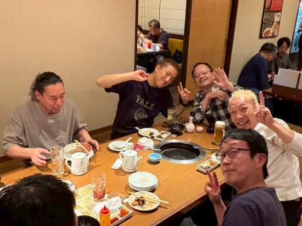 恒例の焼肉決起大会