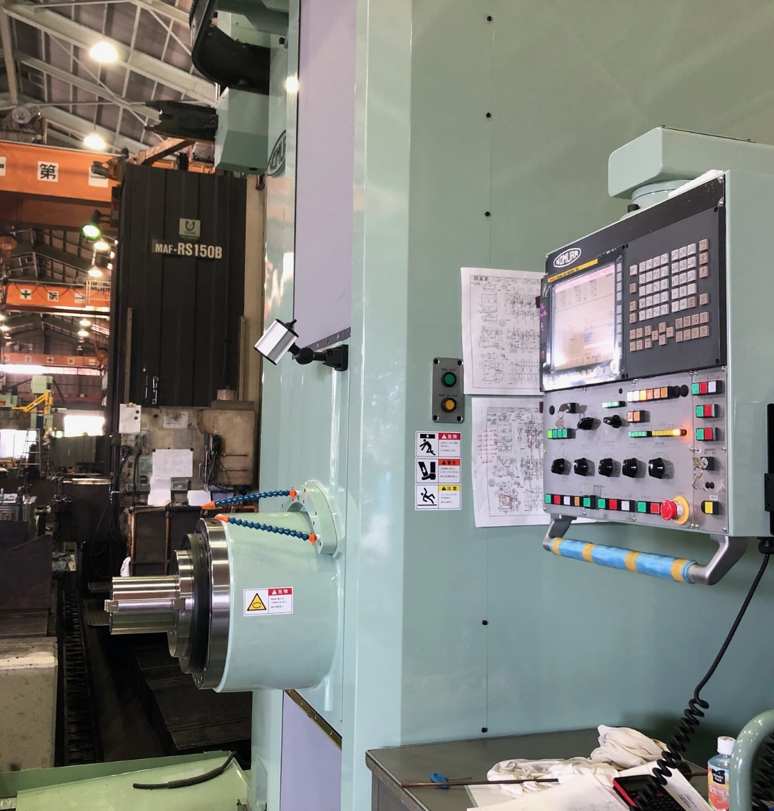 最大60tを加工可能！超大型機械のデパート